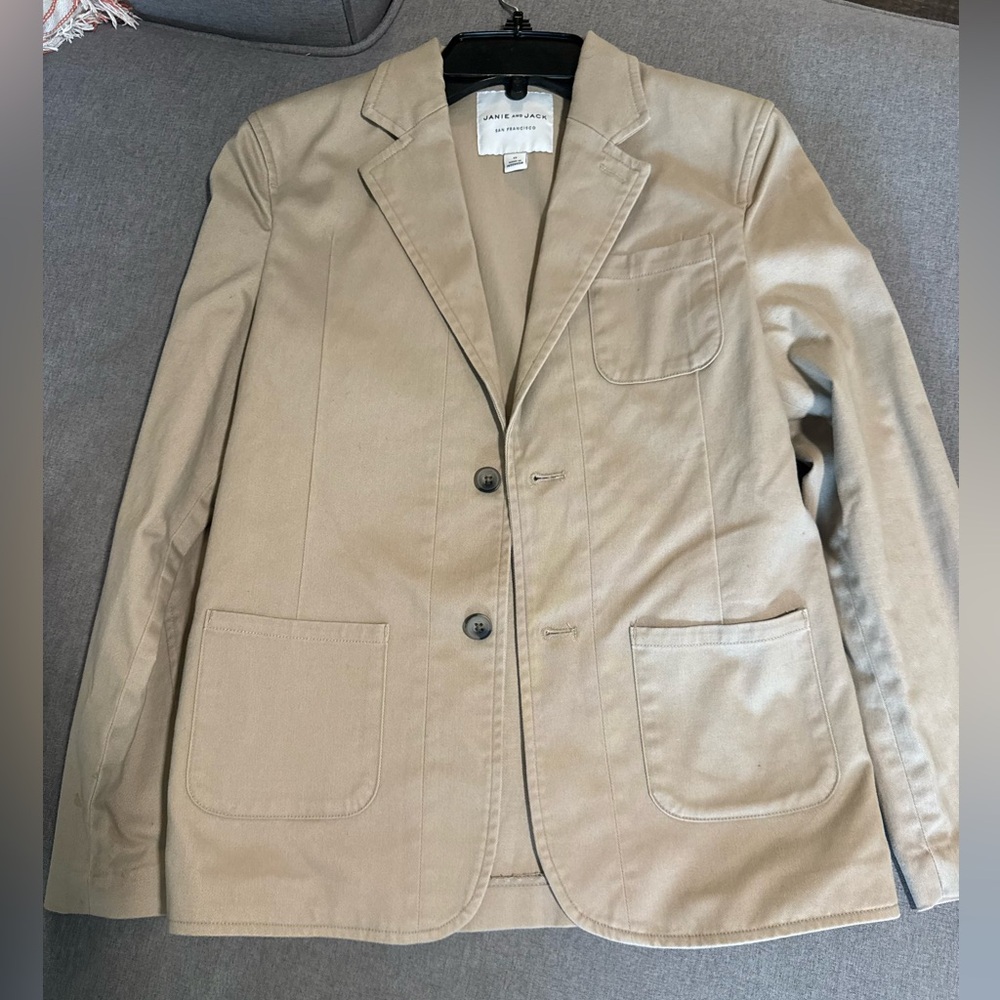 Janie and Jack Beige Men's Jacket